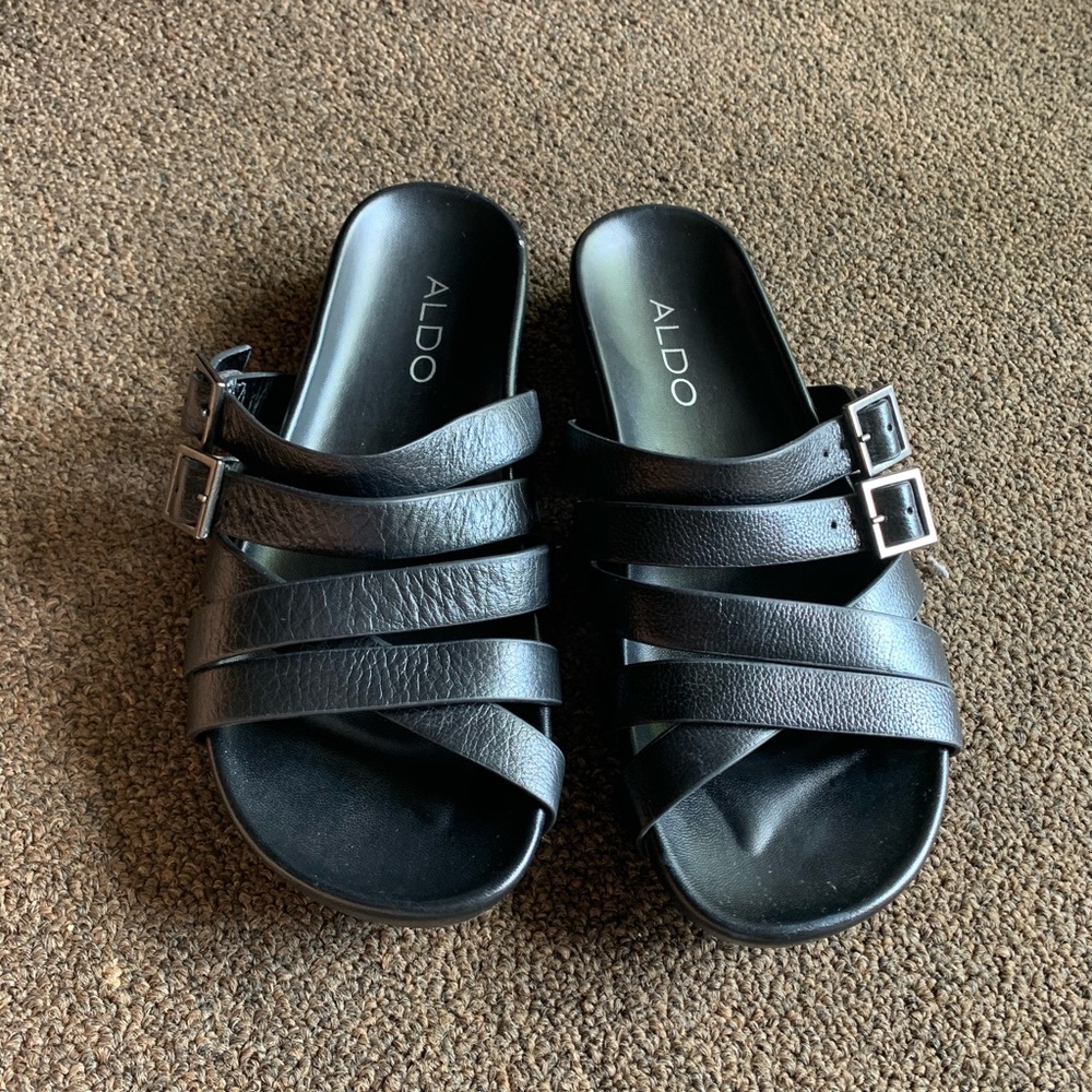 ALDO  women’s slip‎ on sandals